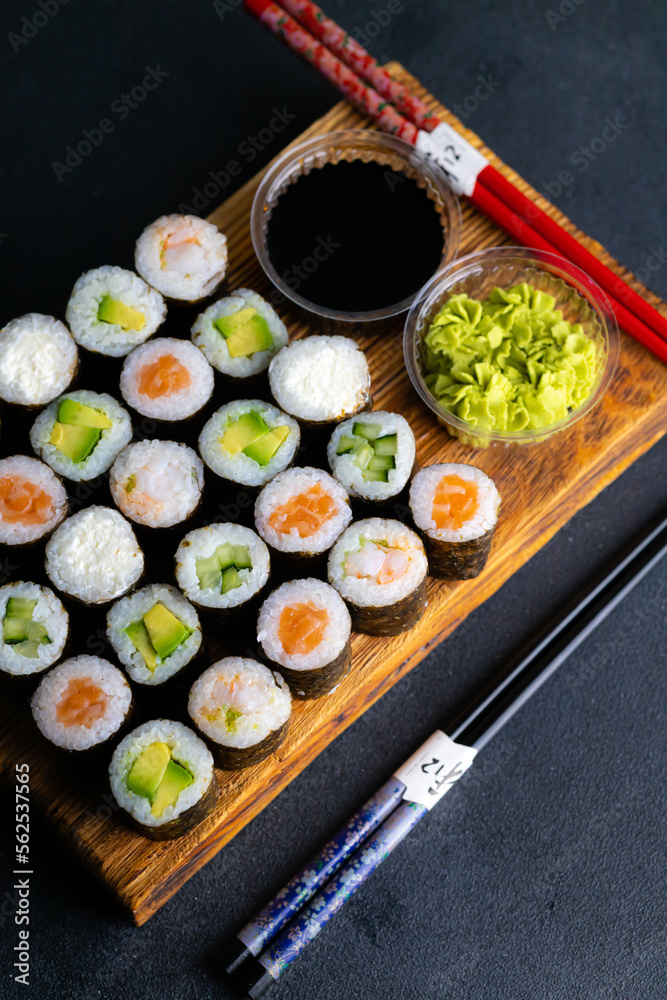 Sushi rolls menu Japanese food Sushi rolls menu Japanese food