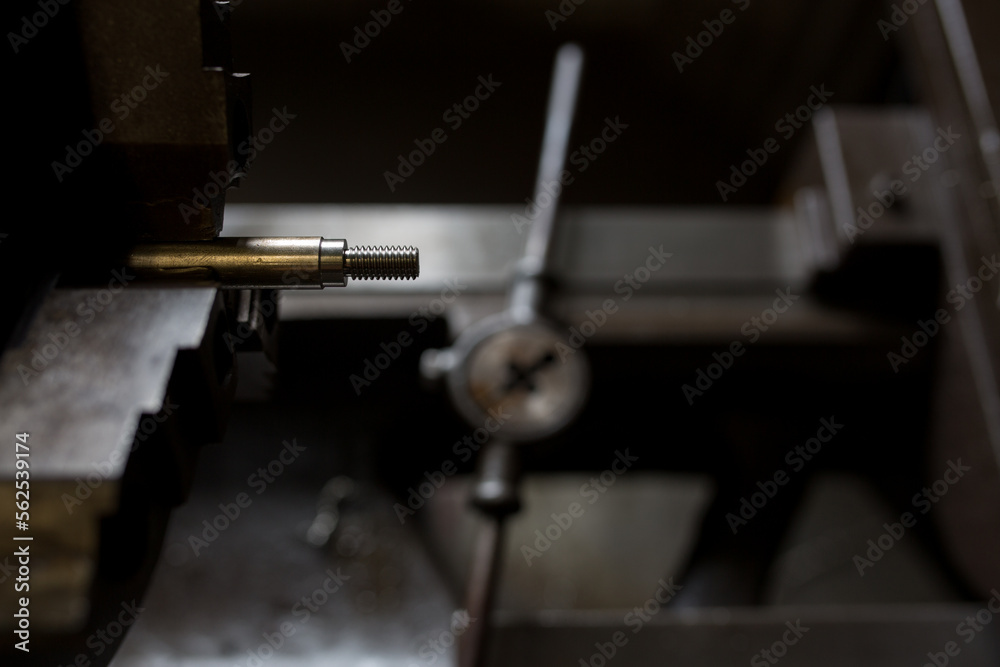 Parts processing work with a lathe Parts processing work with a lathe