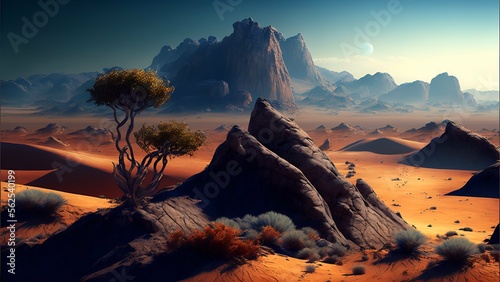 Valley At Sunset 8K Landscape Desktop Background - Wallpaper