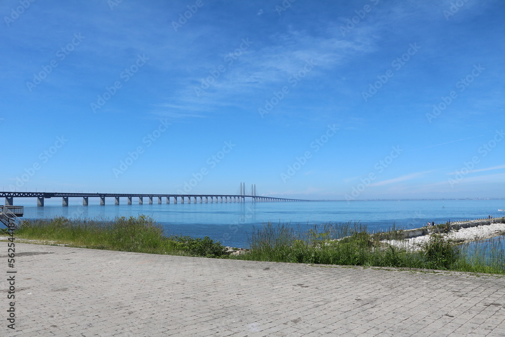 Connection from Denmark to Sweden via the Baltic Sea the Öresund Bridge
Connection from Denmark to Sweden via the Baltic Sea the Öresund Bridge