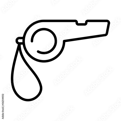 Whistle Icon Logo Design Vector Template Illustration Sign And Symbol Pixels Perfect