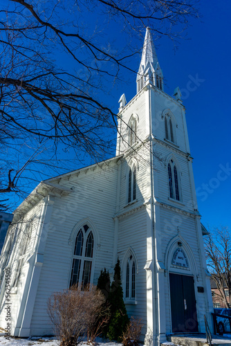 St. Andrew's Presbyterian Church constructed in 1862 in the city of Maple, Vaughan, Ontario, Canada. A National Heritage site. photo