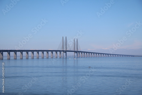 The Öresund Bridge via the Baltic Sea Connection from Sweden to Denmark © ClaraNila