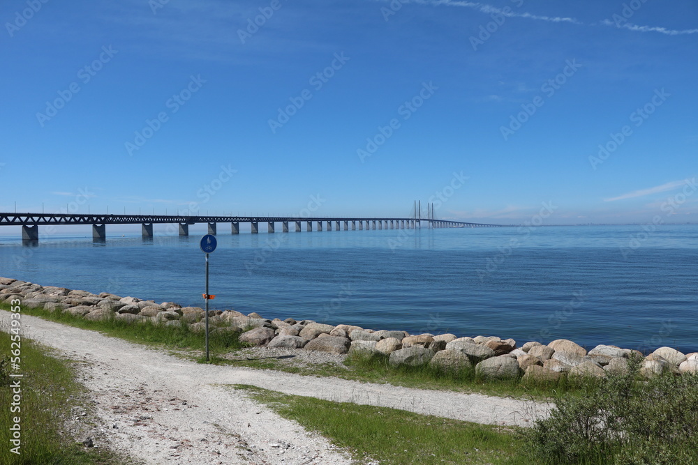 The Öresund Bridge via the Baltic Sea Connection from Sweden to Denmark The Öresund Bridge via the Baltic Sea Connection from Sweden to Denmark