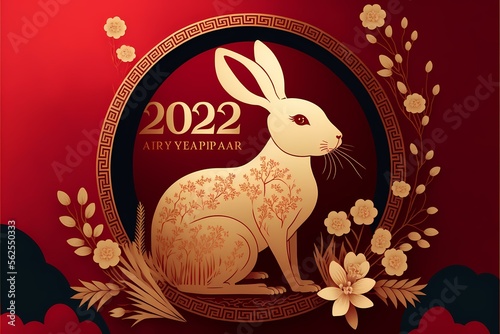 ﻿A poster of a rabbit - Generative AI