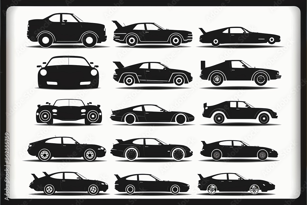 Car clipart vector illustration for logo, website or design ideas
