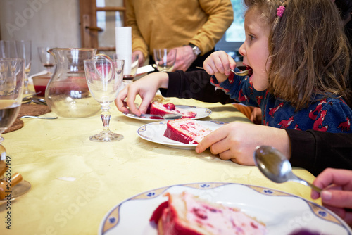Photos La joie de manger une délicieuse charlotte à la framboise