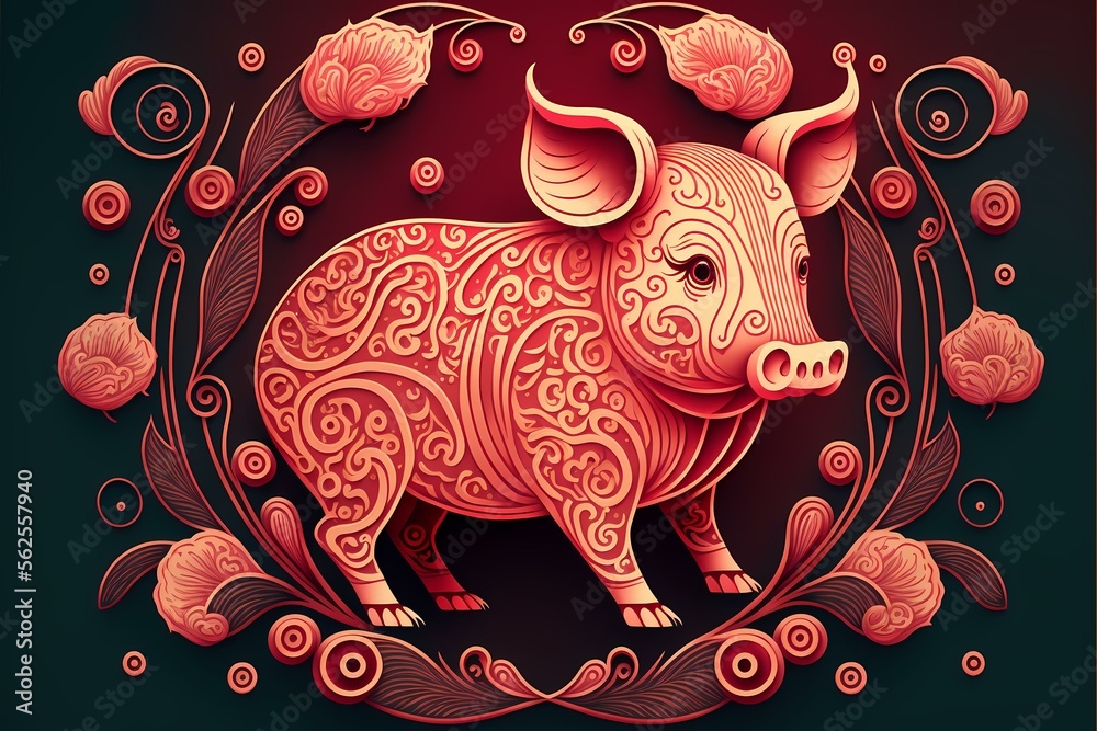 Fototapeta premium ﻿Background pattern - Generative AI