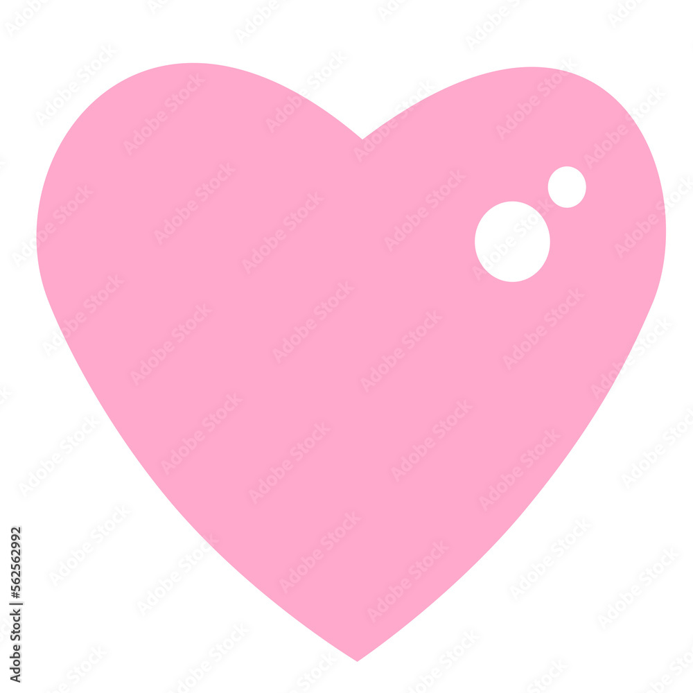 pink heart on white pink heart on white
