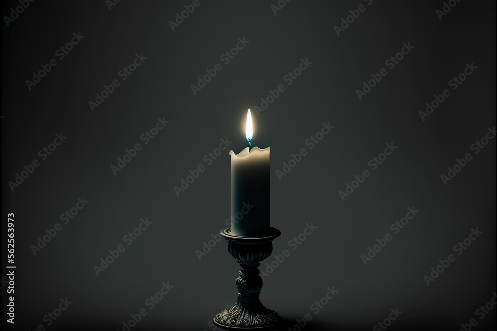 Candle wallpaper, background. Generative AI.
Candle wallpaper, background. Generative AI.