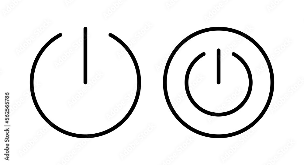 Power icon vector illustration. Power Switch sign and symbol. Electric power Power icon vector illustration. Power Switch sign and symbol. Electric power