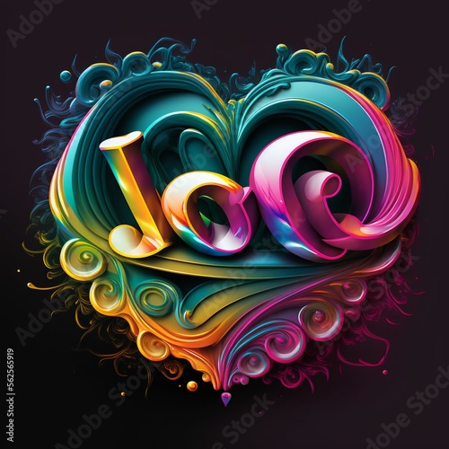Love Simbol Colorful 1
