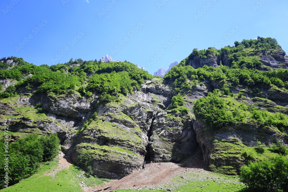 The Cirque du Fer-à-Cheval is a natural circus of France located in the territory of the commune of Sixt-Fer-à-Cheval, in the department of Haute-Savoie, in the Giffre valley.