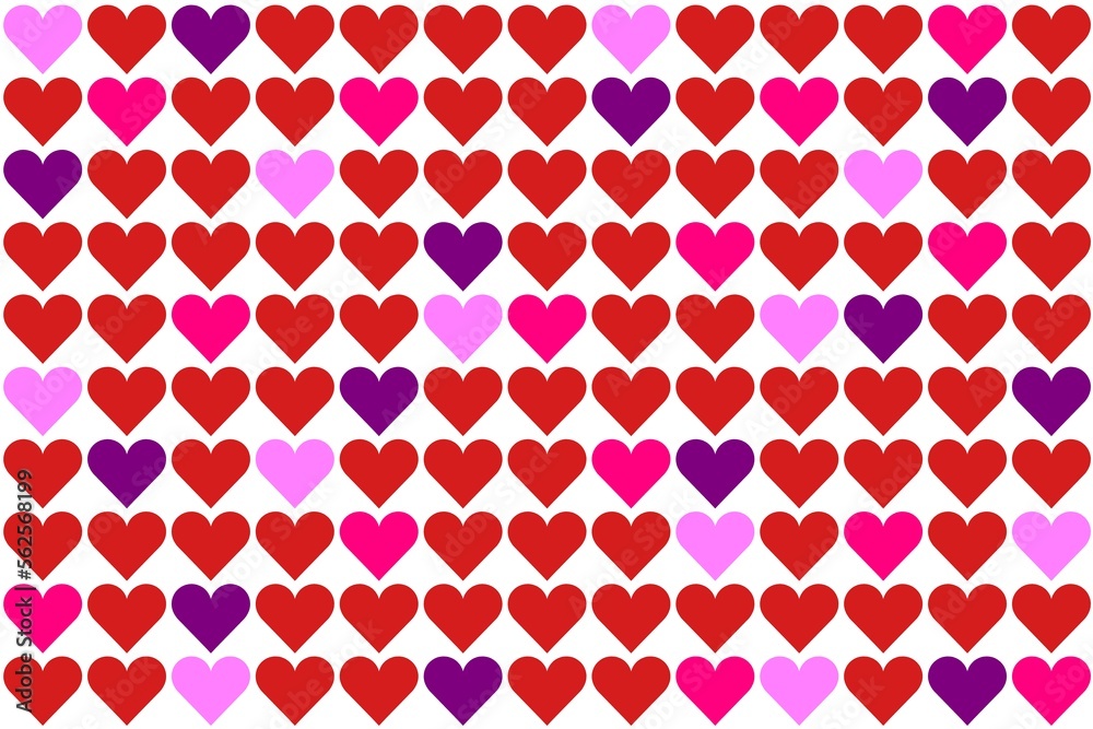 seamless multicoloured heart pattern seamless multicoloured heart pattern