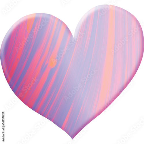 pastel purple textued heart photo