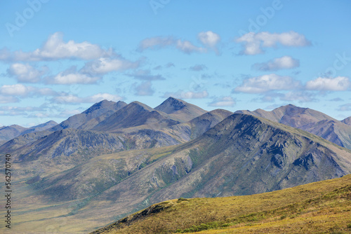 Mountains in tundra