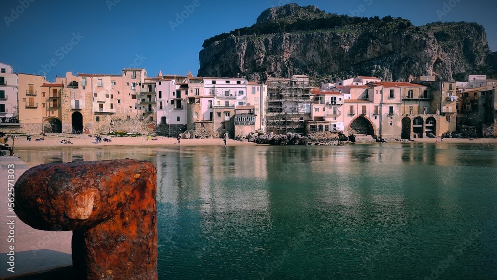 Reflection in the Sea, cefalù, sicily