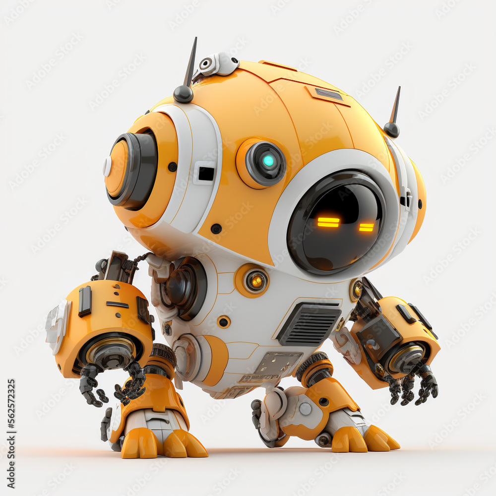 smart rover bot and droid character and design, AI generate smart rover bot and droid character and design, AI generate