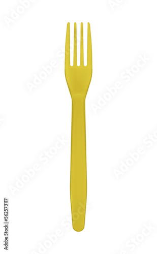 Disposable Fork Illustration
