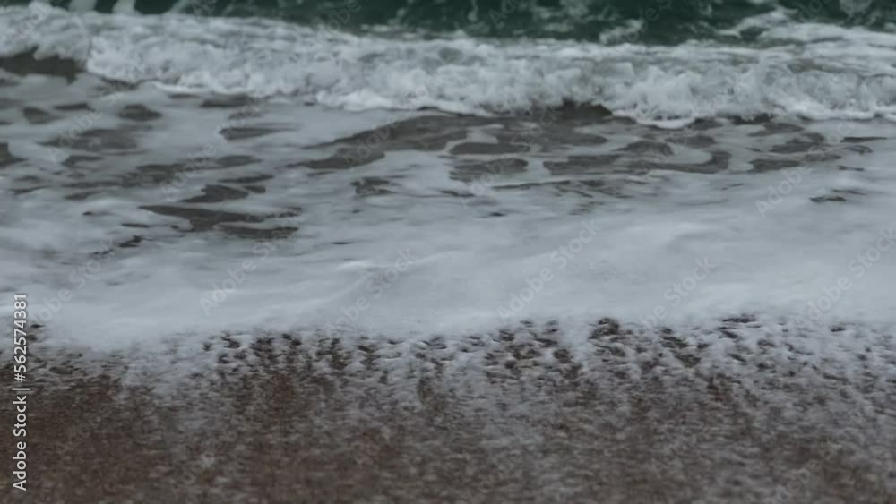 Dark Stormy Waves Crashing On Rocks, Deserted Beach Dark Winter Day 1 2 Dark Stormy Waves Crashing On Rocks, Deserted Beach Dark Winter Day 1 2