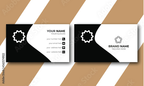 modern corporate business card, nice business card, simple business card,