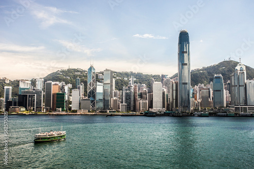 Hong Kong skyline and the Star Ferry