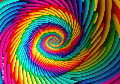 abstract colorful background as tornado created with Generative AI technology