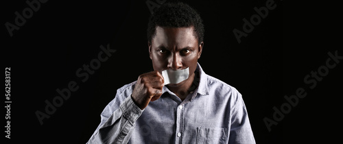 African-American man removi...