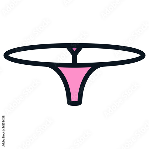 thong underwear illustration