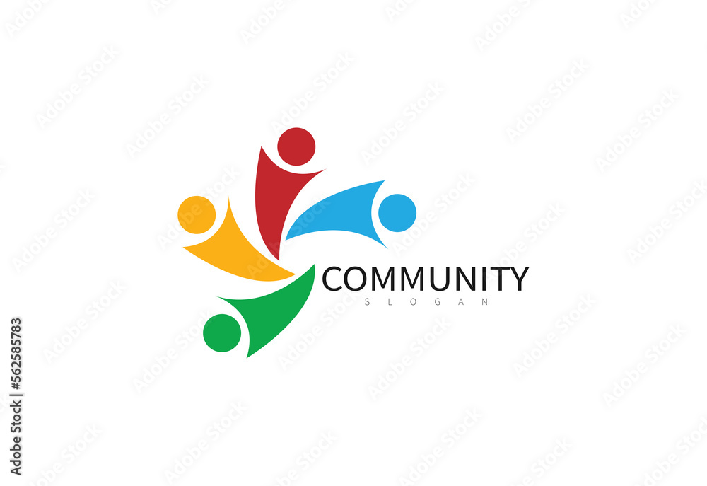 Abstract People symbol, togetherness and community concept design, creative hub, social connection icon, template and logo. Abstract People symbol, togetherness and community concept design, creative hub, social connection icon, template and logo.