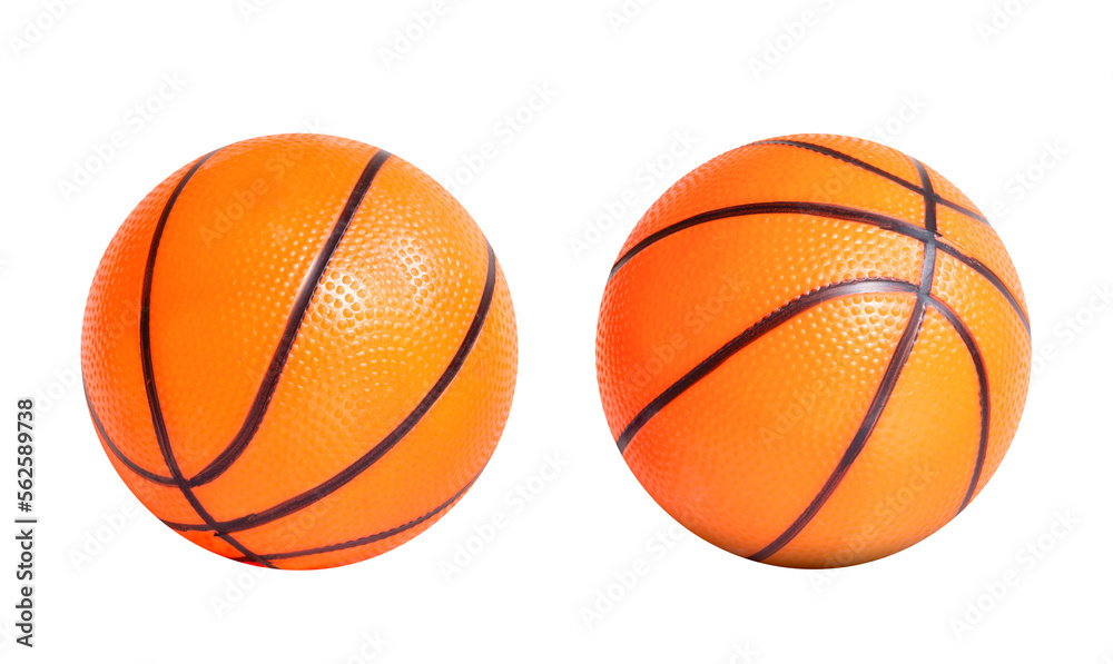 Rubber basketball toy