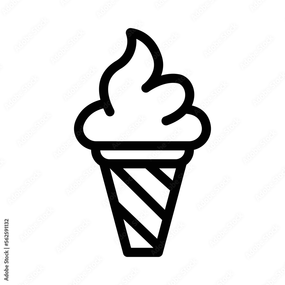 ice cream line icon illustration vector graphic ice cream line icon illustration vector graphic