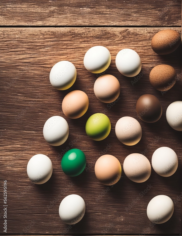 easter eggs and flowers on a white wooden background. easter eggs and flowers on a white wooden background.