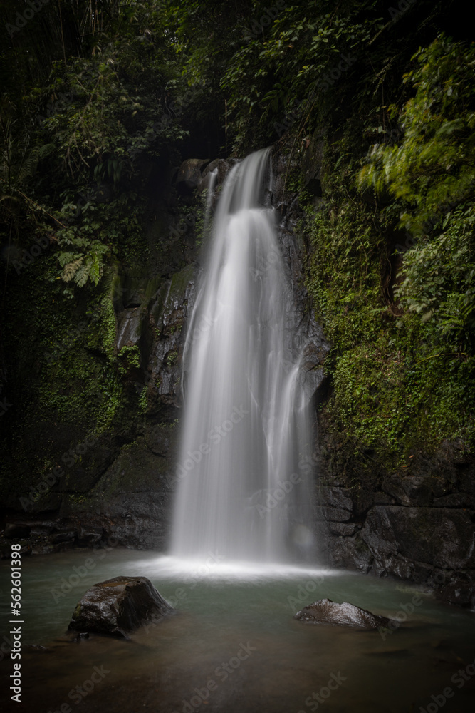 Long Exposure Image of a Waterfall in Ubud, Bali, Indonesia taken on my honeymoon.