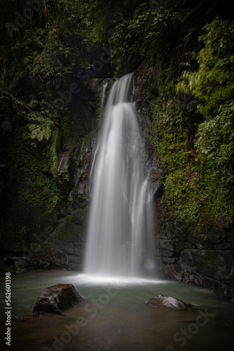 Long Exposure Image of a Waterfall in Ubud  Bali  Indonesia taken on my honeymoon.