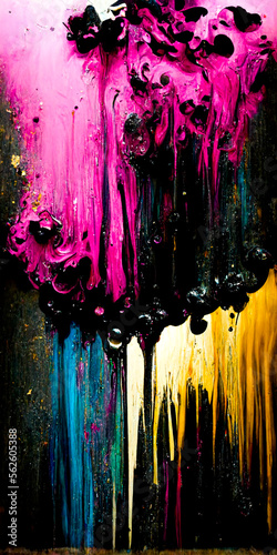 Ultra color splash texture  painting print  multicolor background