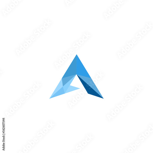 initials a Logo design isolated vector illustration