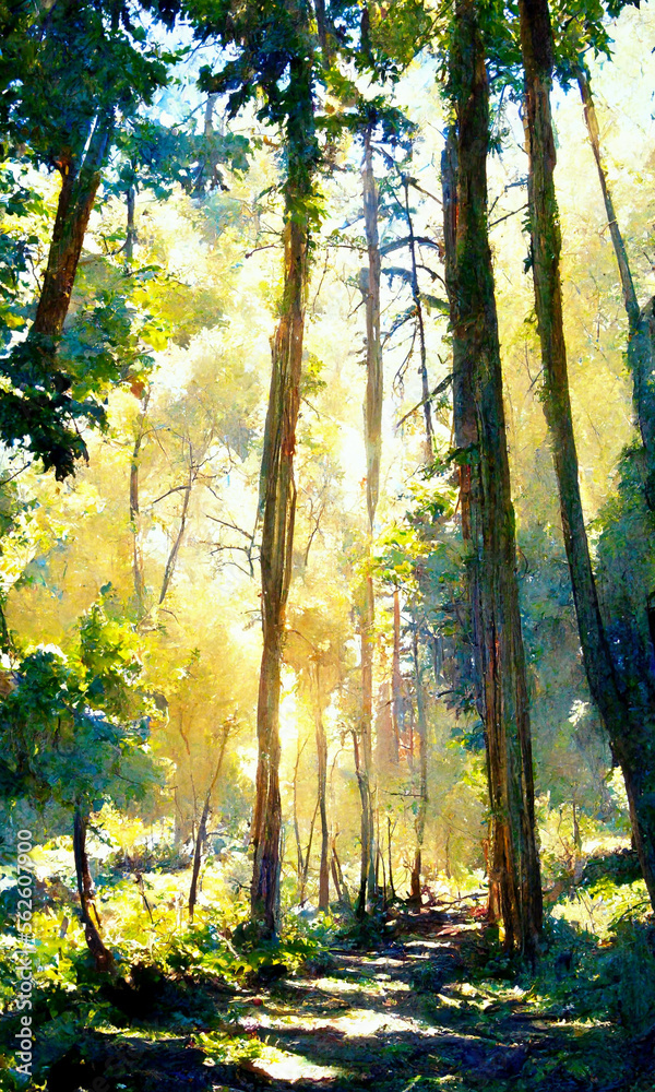 forest in the night starry sky Generative AI Content by Midjourney forest in the night starry sky Generative AI Content by Midjourney