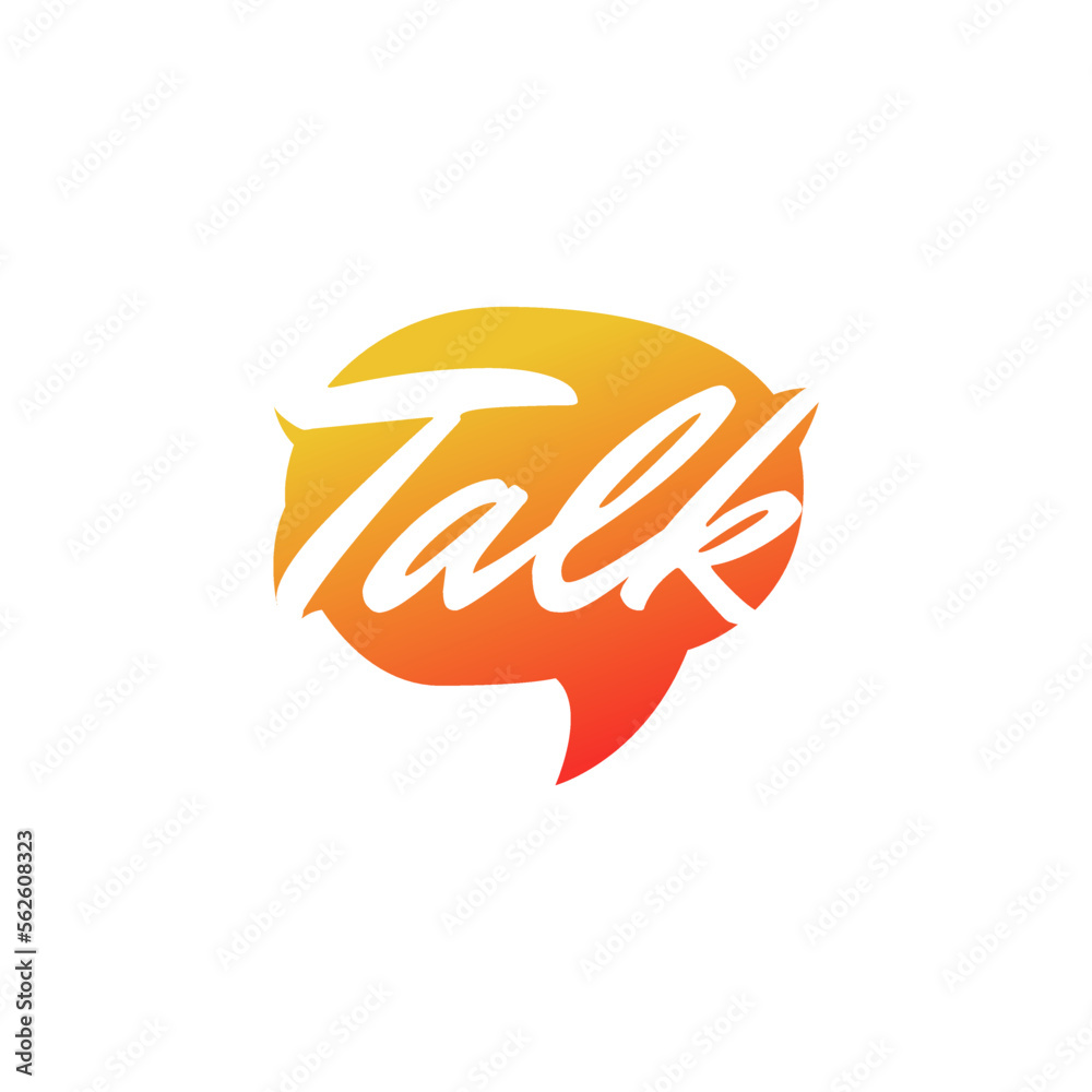 Obraz premium consulting logo corporation, Chat app logo