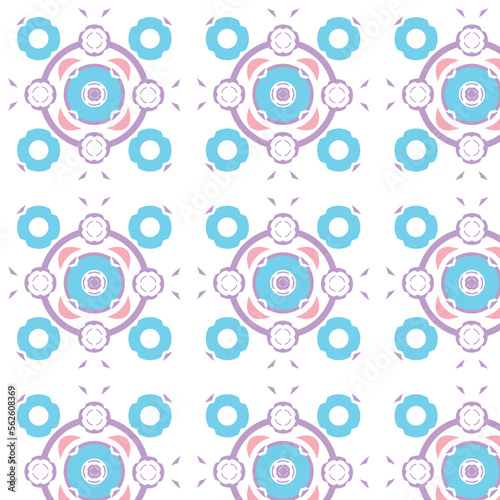 abstract cute geometric shape semless pattern 