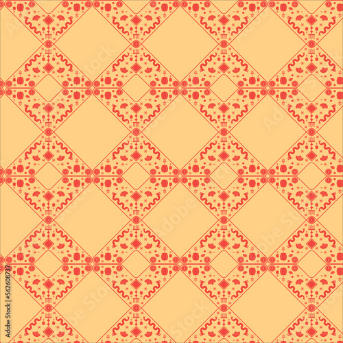 geometric seamless pattern lunar new year