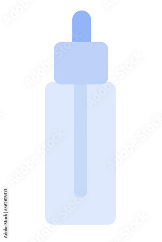 bottle with pipette mock-up for serum