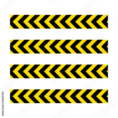 barricade tape icon vector design template in white background © sugeng rawuh