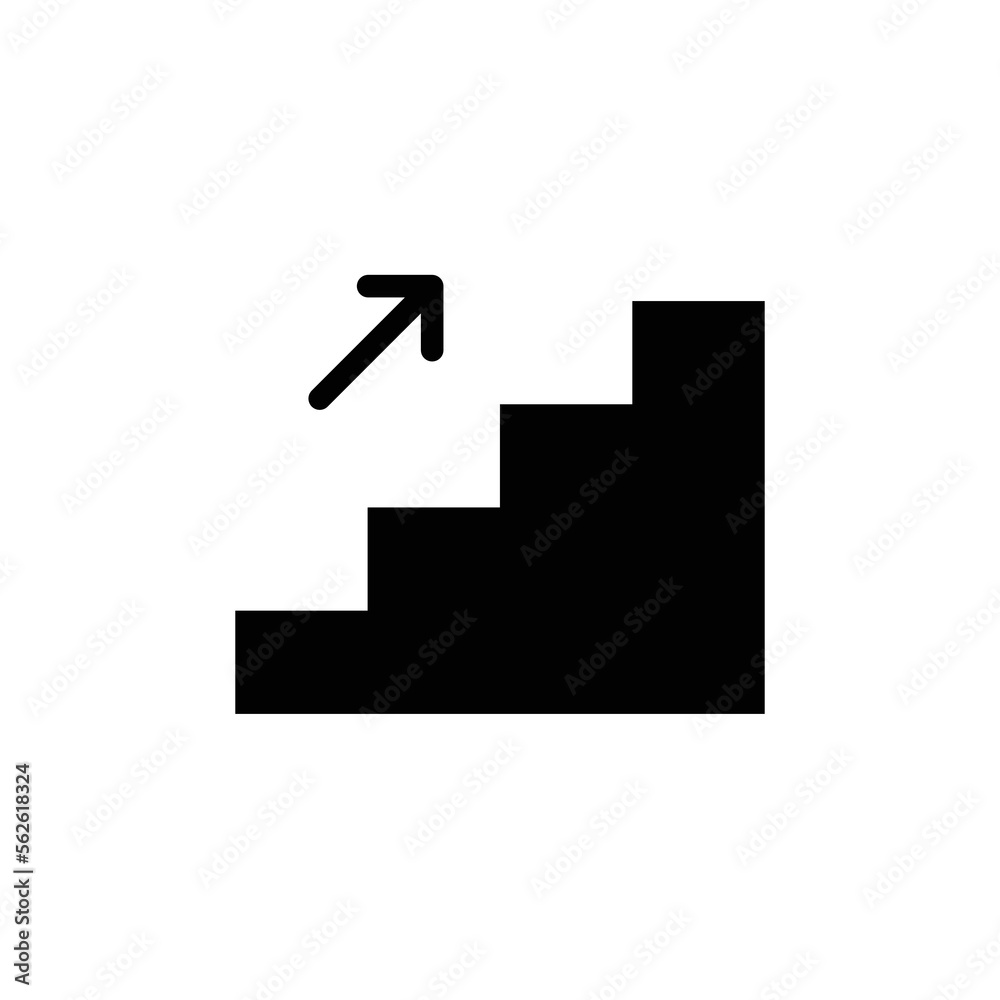 stairs icon vector design template in white background stairs icon vector design template in white background