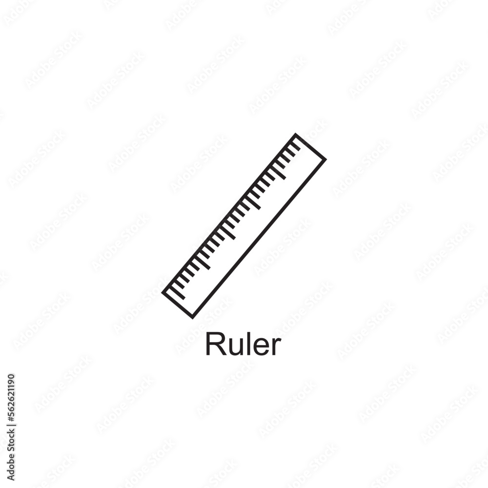 ruler icon , scale icon vector