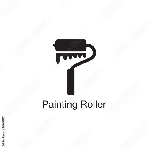 paint roller icon , tools icon