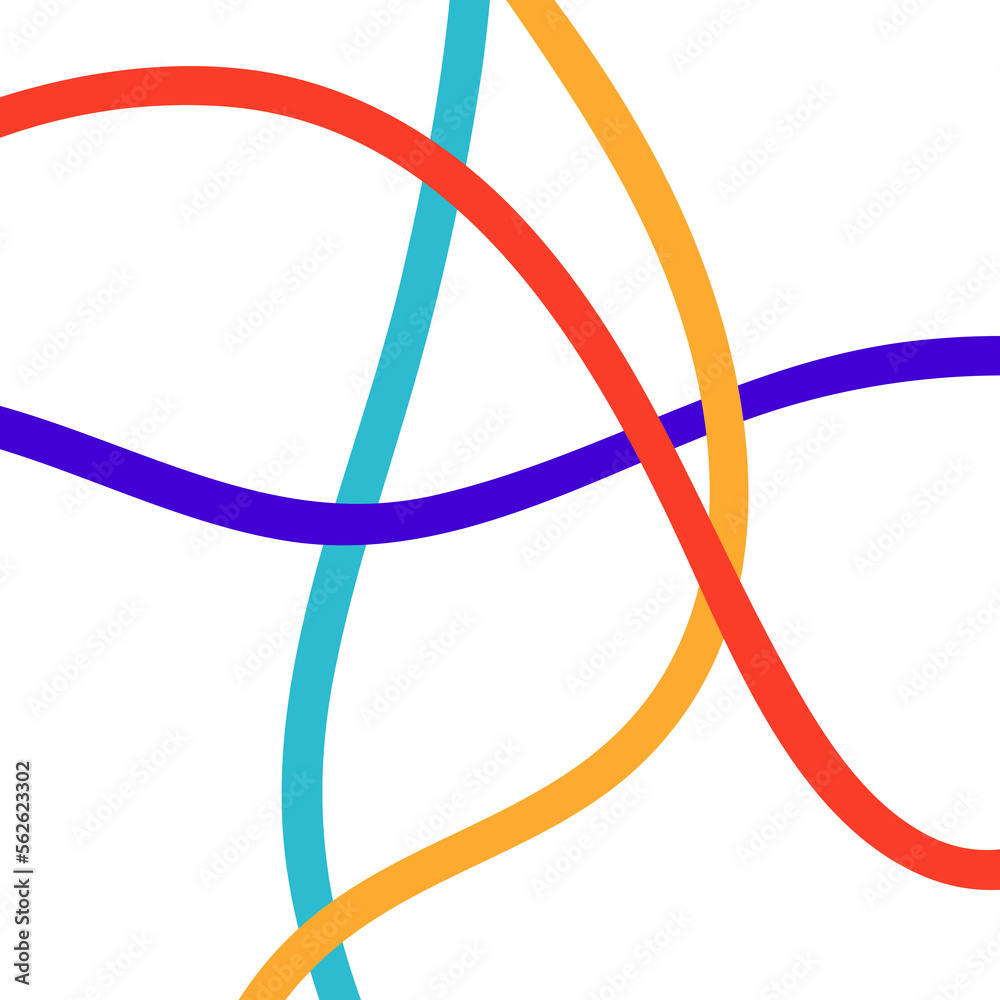 Colourful Squiggly Lines Background Colourful Squiggly Lines Background