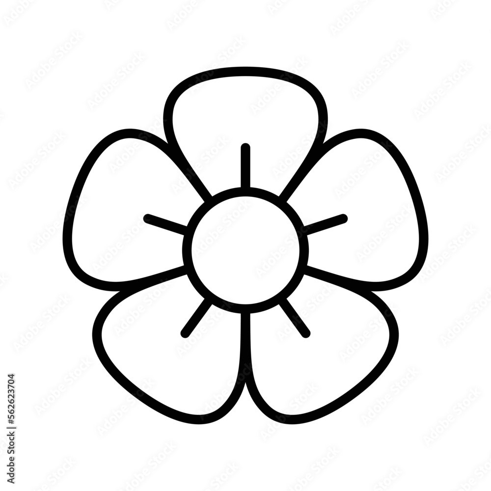 Flower icon vector graphic illustration Flower icon vector graphic illustration