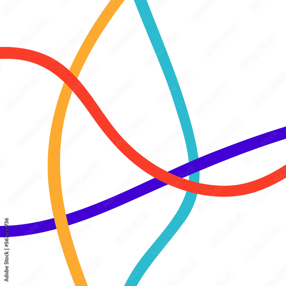 Colourful Squiggly Lines Background Colourful Squiggly Lines Background