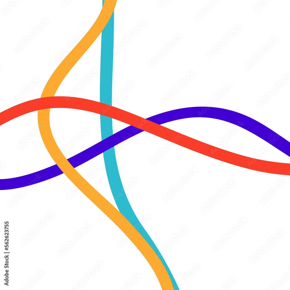 Colourful Squiggly Lines Background Colourful Squiggly Lines Background